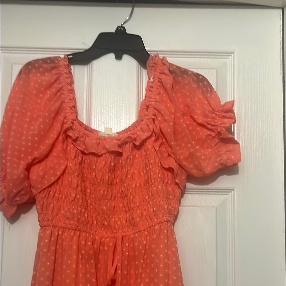 Women’s Orange dress.indigo rose brand.Z:L.
